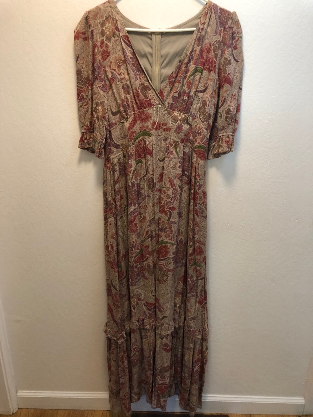BTFL-Life Ruffles Floral Maxi Dress